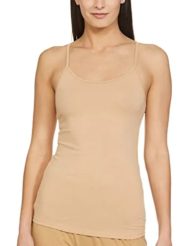 Enamor E001 Essentials Stretch Cotton Camisole For Women(E001-Skin-L)