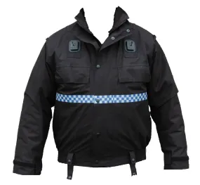 Ex Police Black Waterproof Blouson Bomber Jacket Security Grade A PBJ01NLA