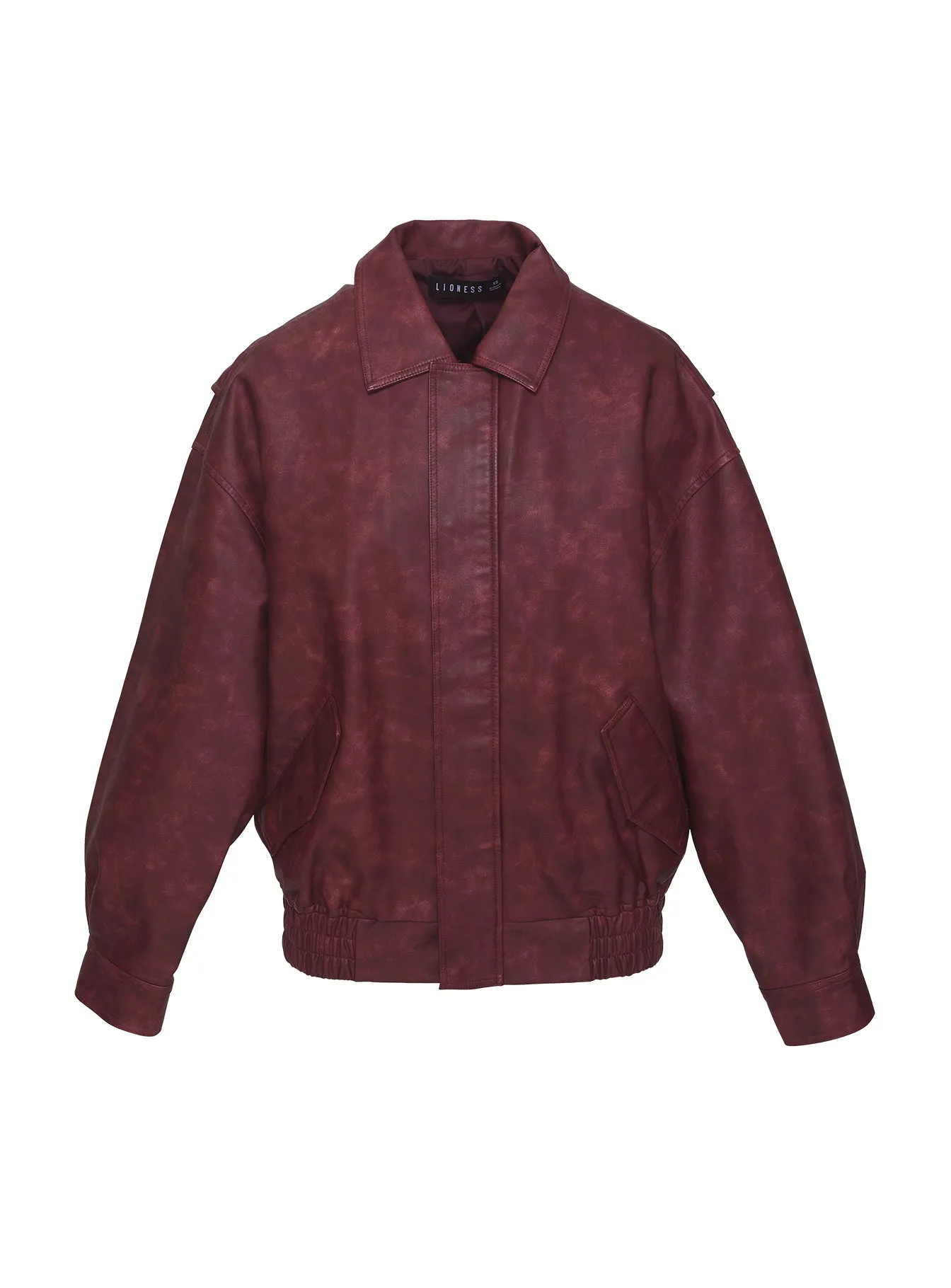 Fashionkova Kenny Bomber Jacket Burgundy