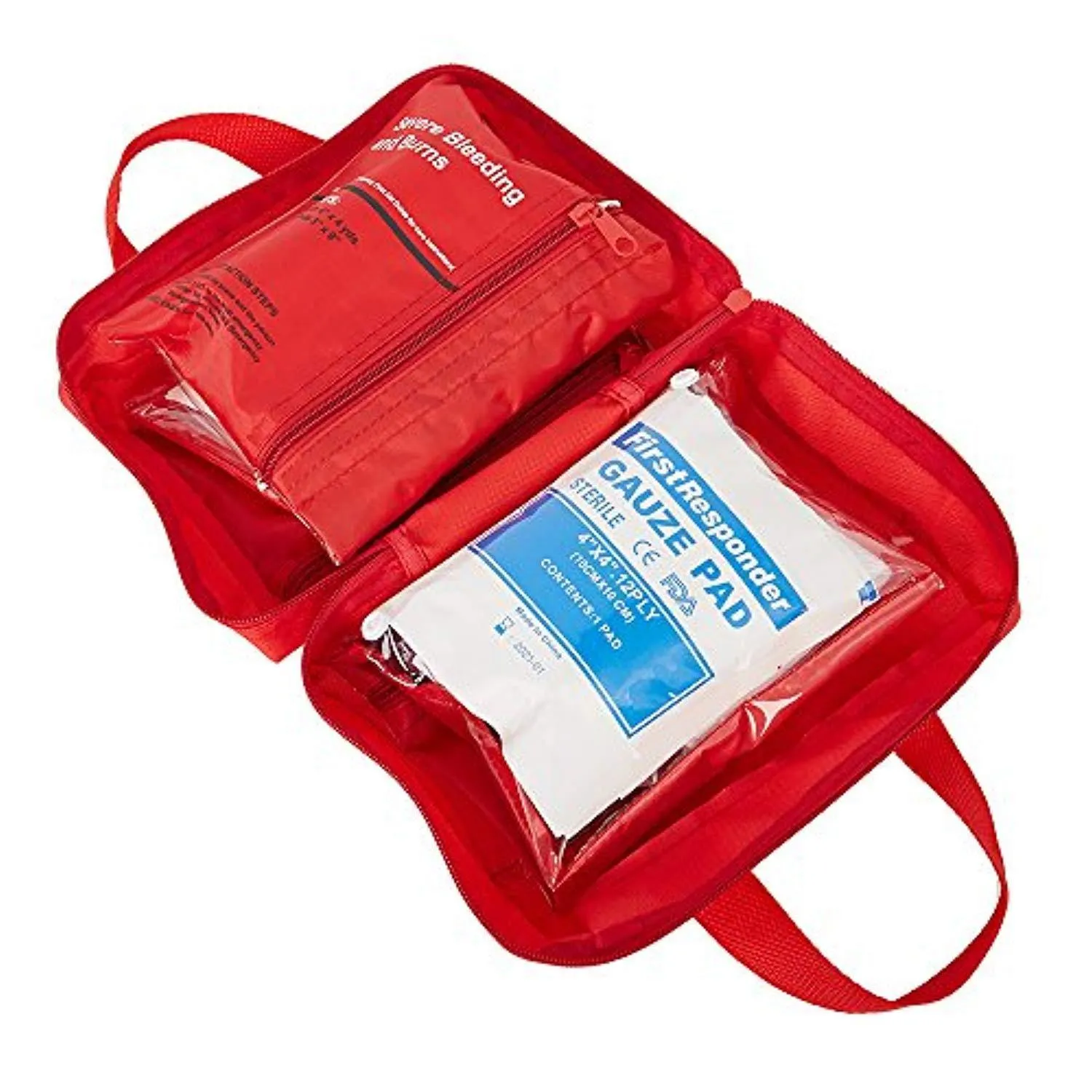 First Aid Essentials First Aid Kit, Red