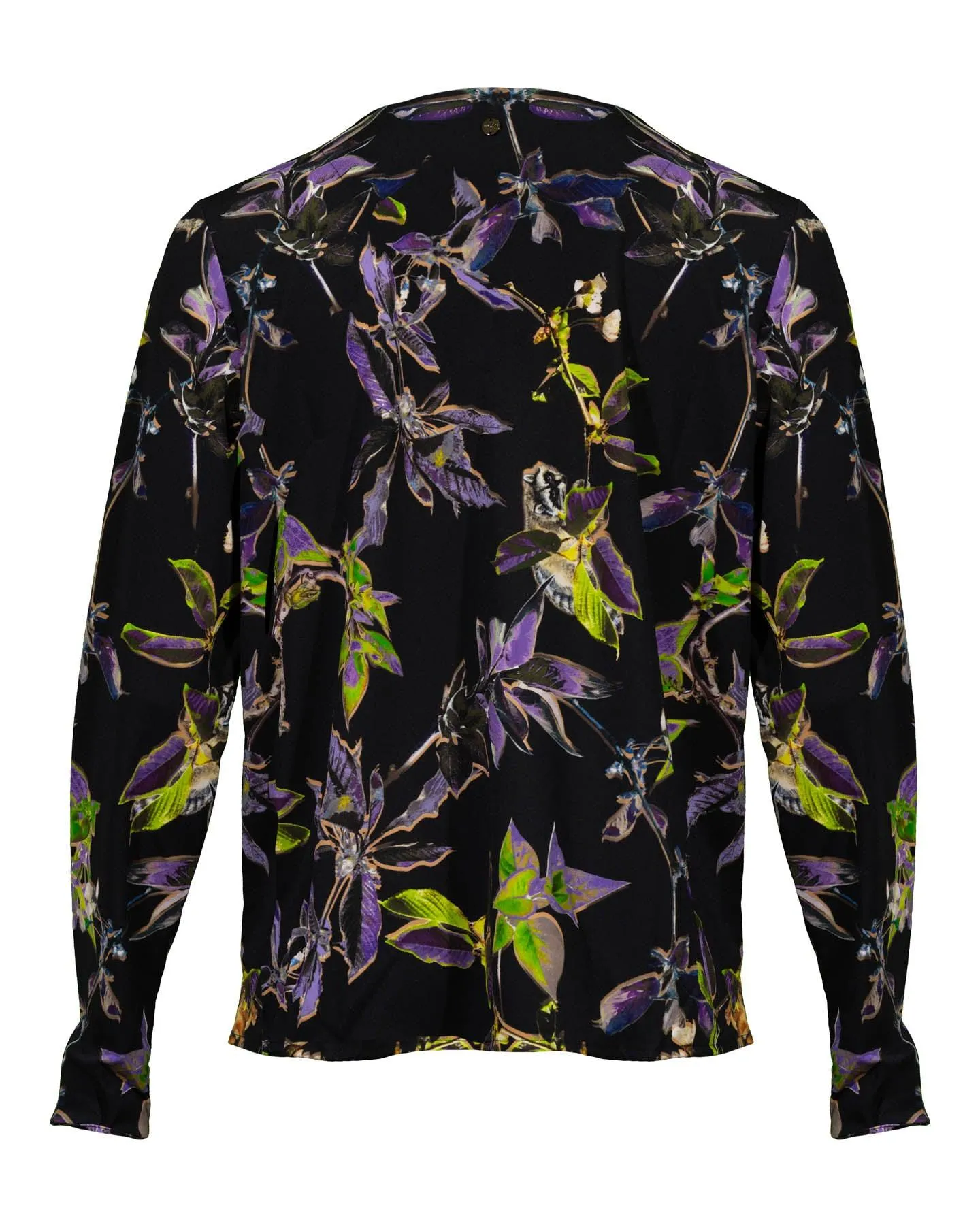 Floral Print Poly Blouse