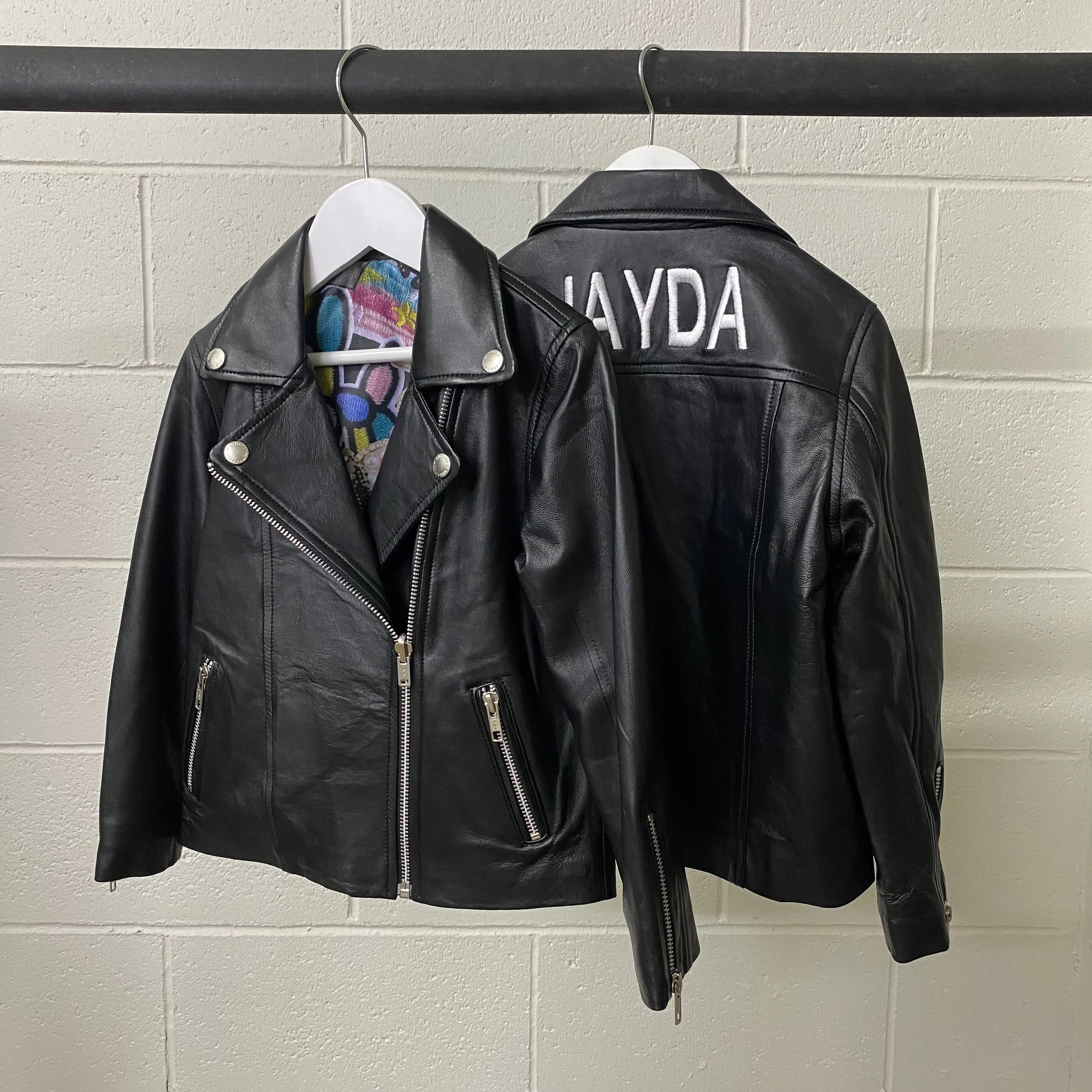 Girls Reversible Leather/Bomber Jacket