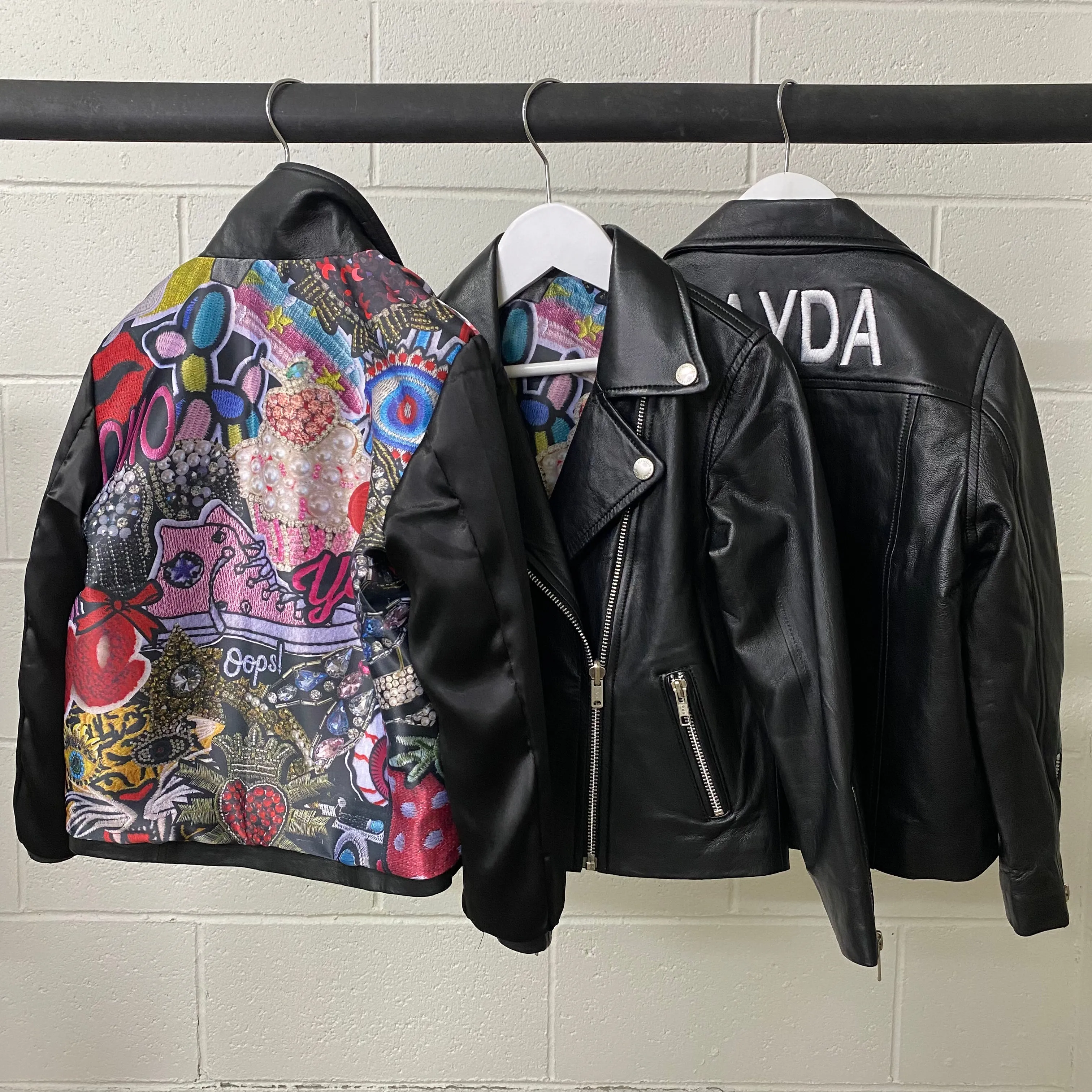 Girls Reversible Leather/Bomber Jacket