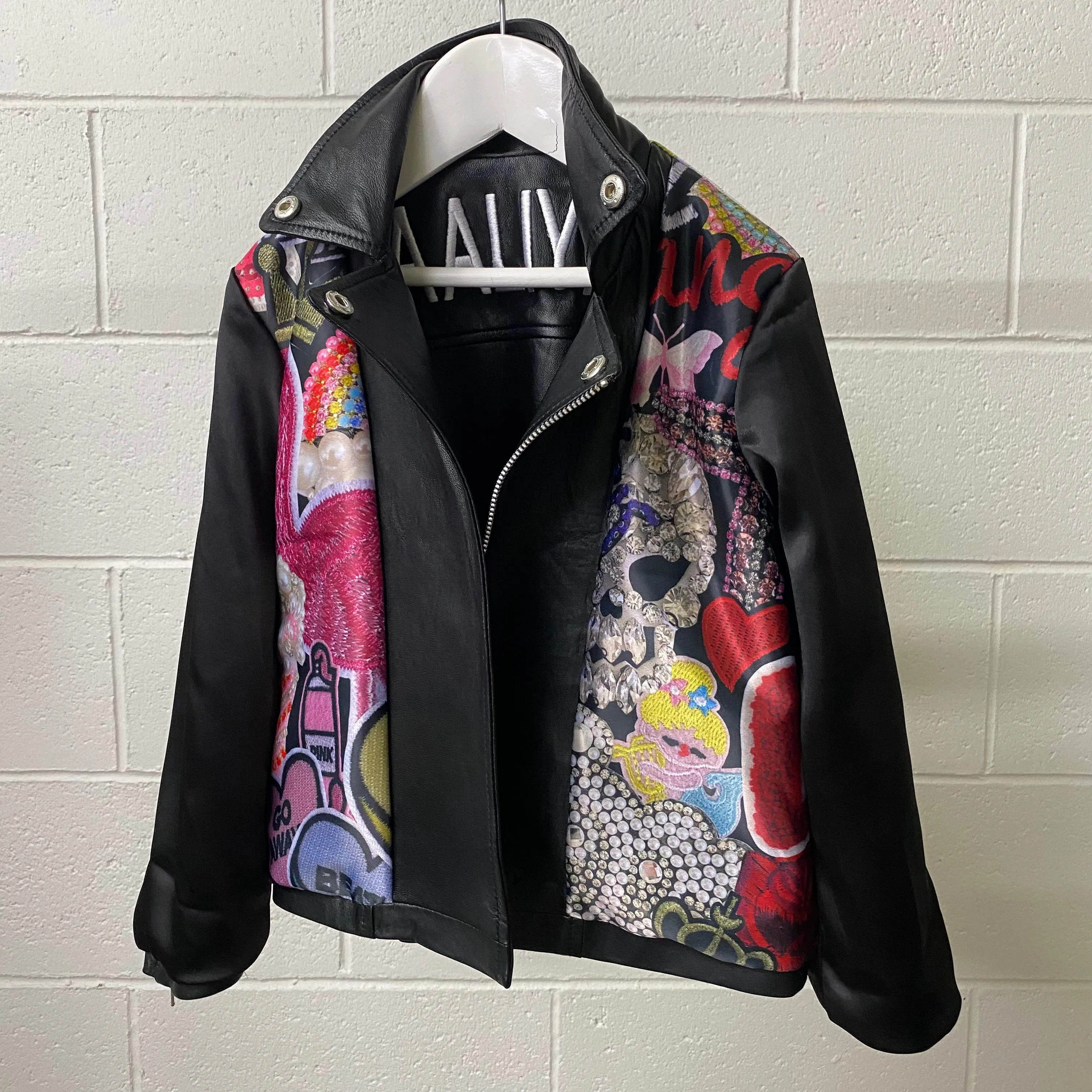 Girls Reversible Leather/Bomber Jacket