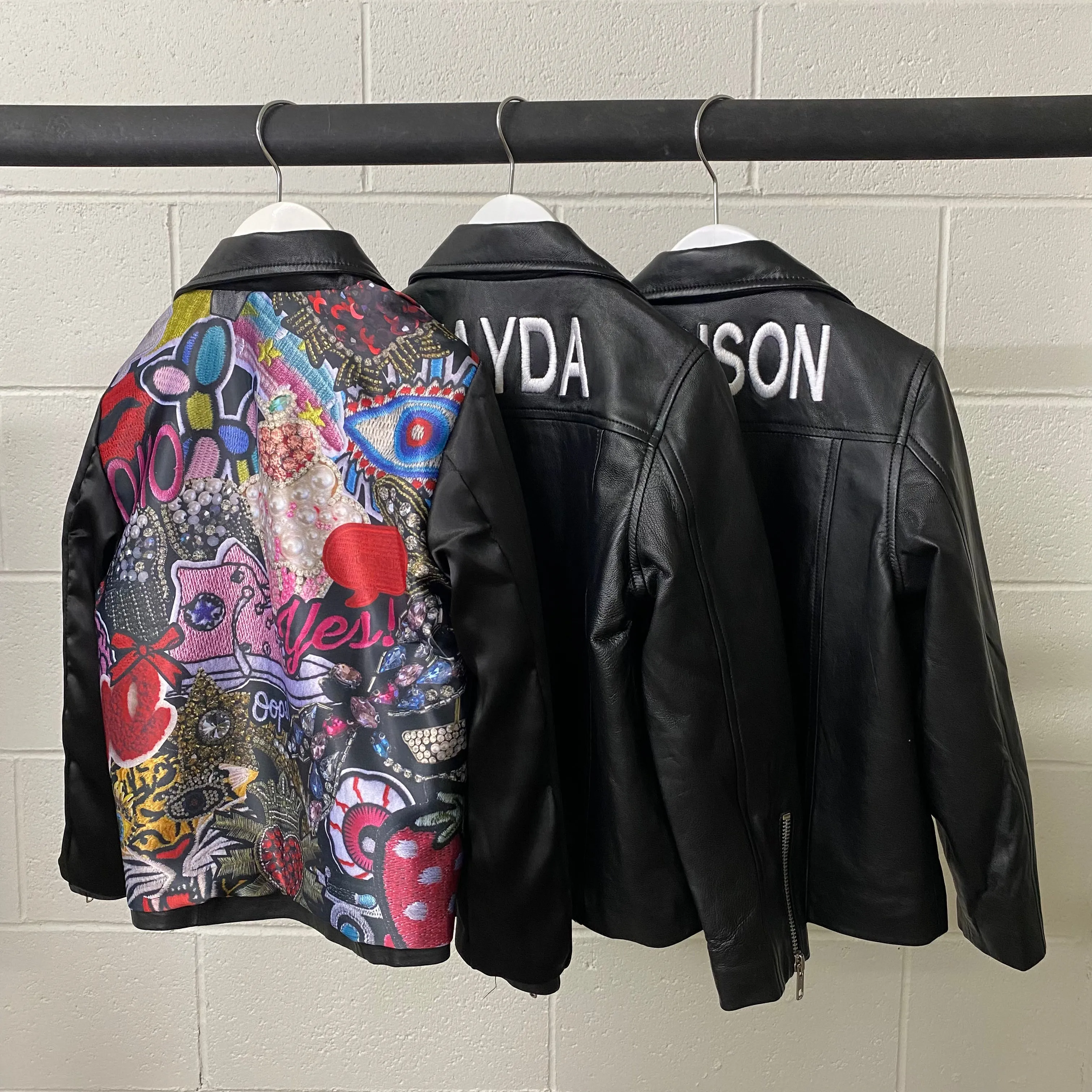 Girls Reversible Leather/Bomber Jacket