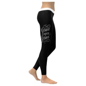 Grace Upon Grace Soft Legging For Women - Christian Leggings For Women