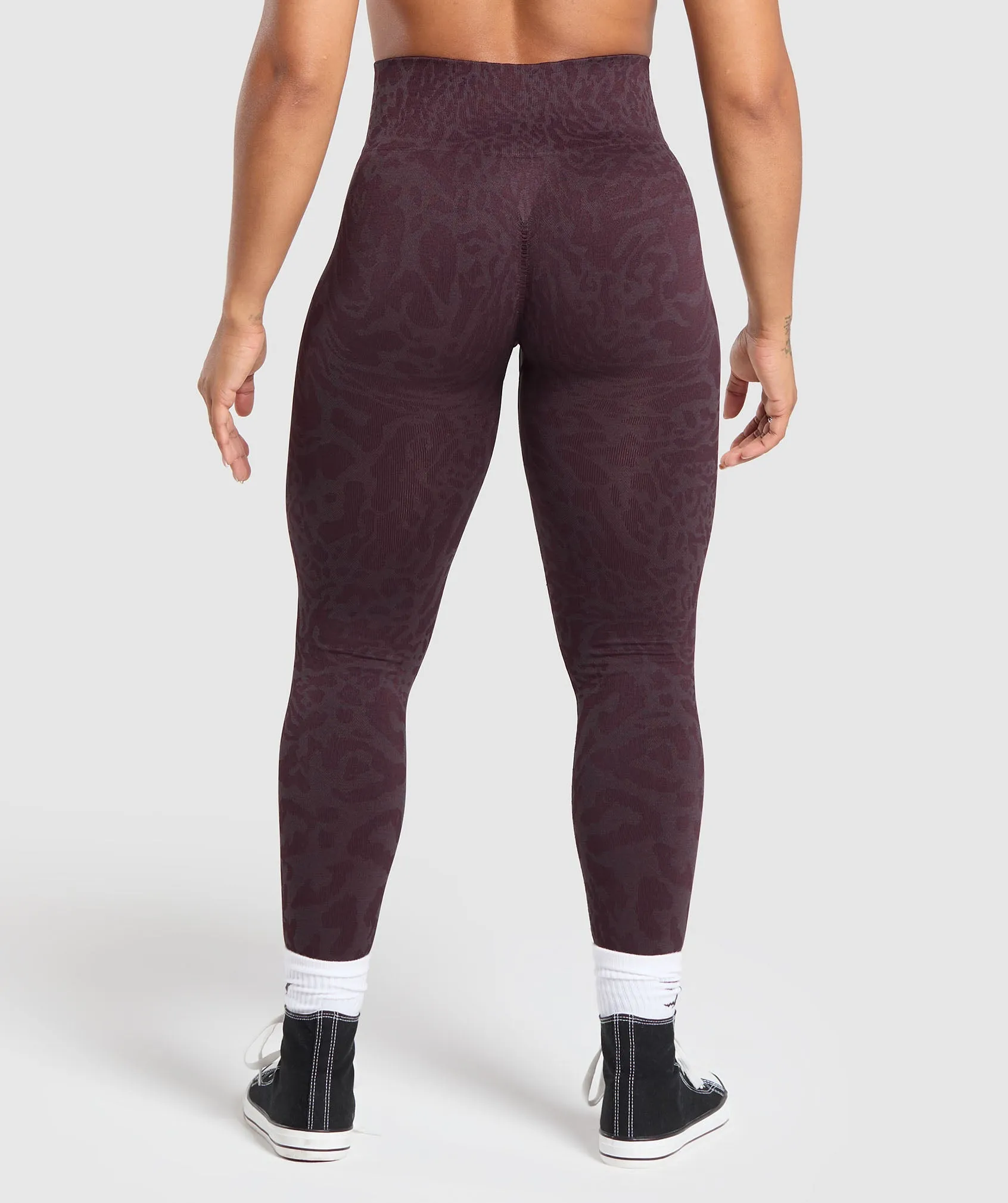 Gymshark Adapt Safari Seamless Leggings - Depth Purple/Greyed Purple