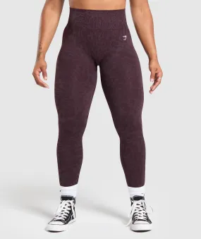 Gymshark Adapt Safari Seamless Leggings - Depth Purple/Greyed Purple