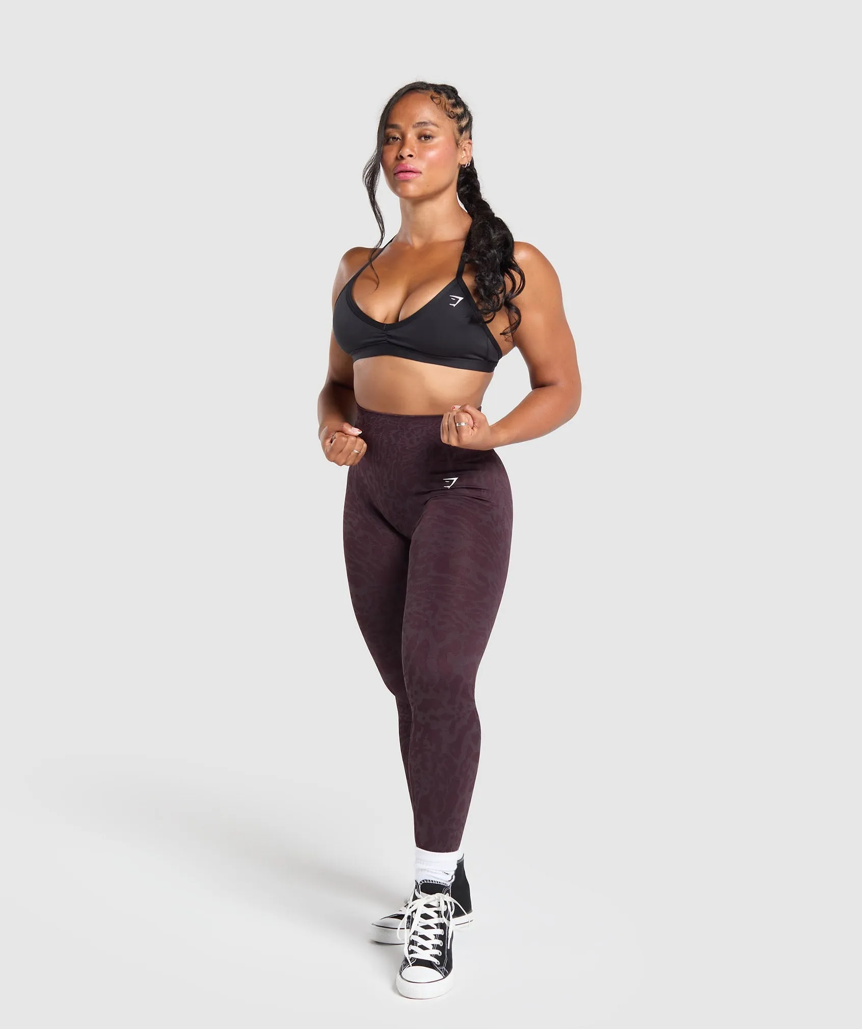 Gymshark Adapt Safari Seamless Leggings - Depth Purple/Greyed Purple