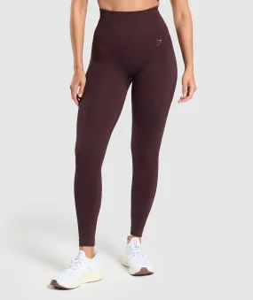 Gymshark Corset Seamless Leggings - Heritage Brown