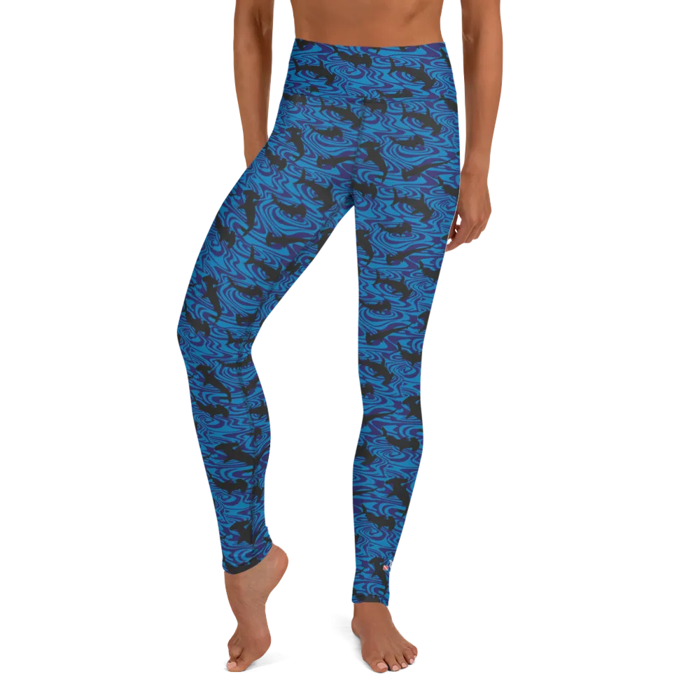 Hammerhead Shark Leggings - High Waist