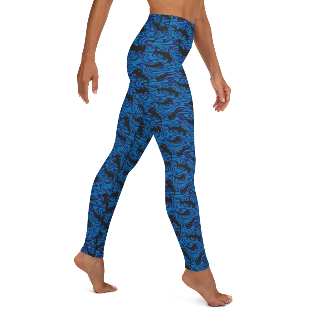 Hammerhead Shark Leggings - High Waist