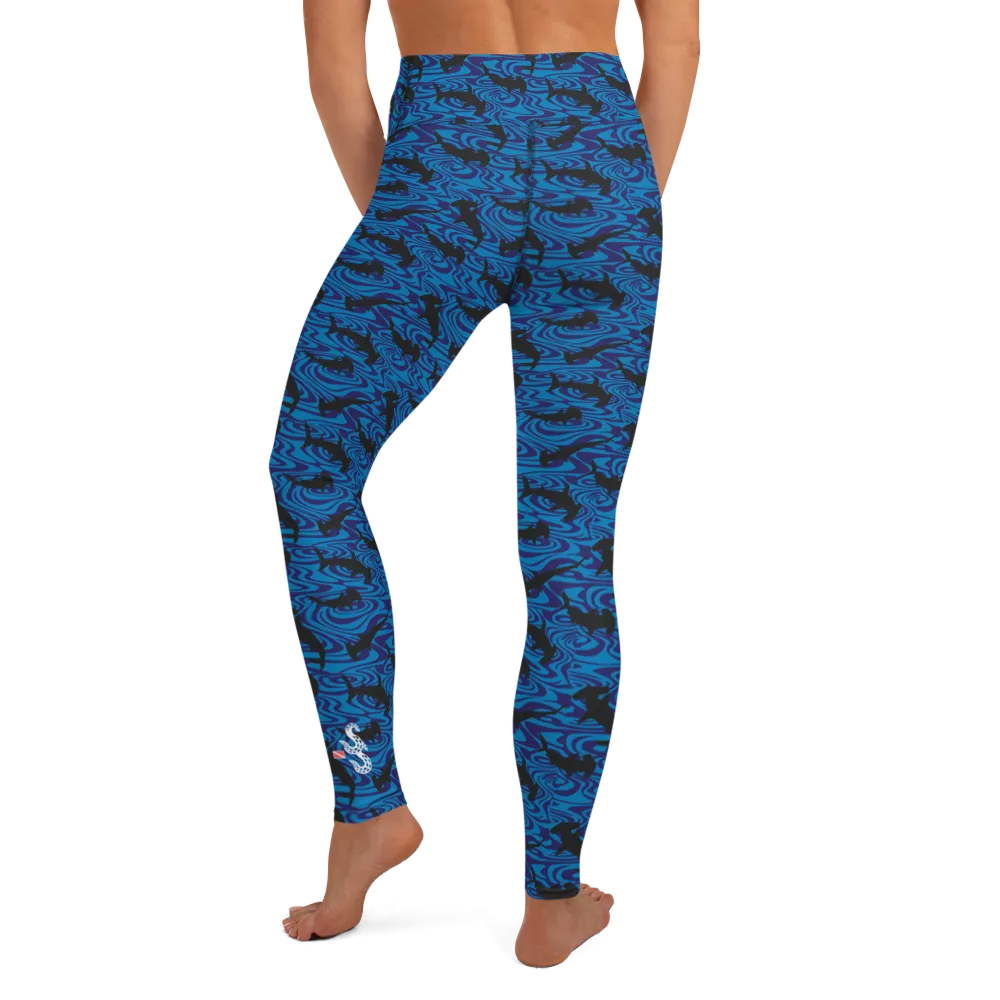 Hammerhead Shark Leggings - High Waist