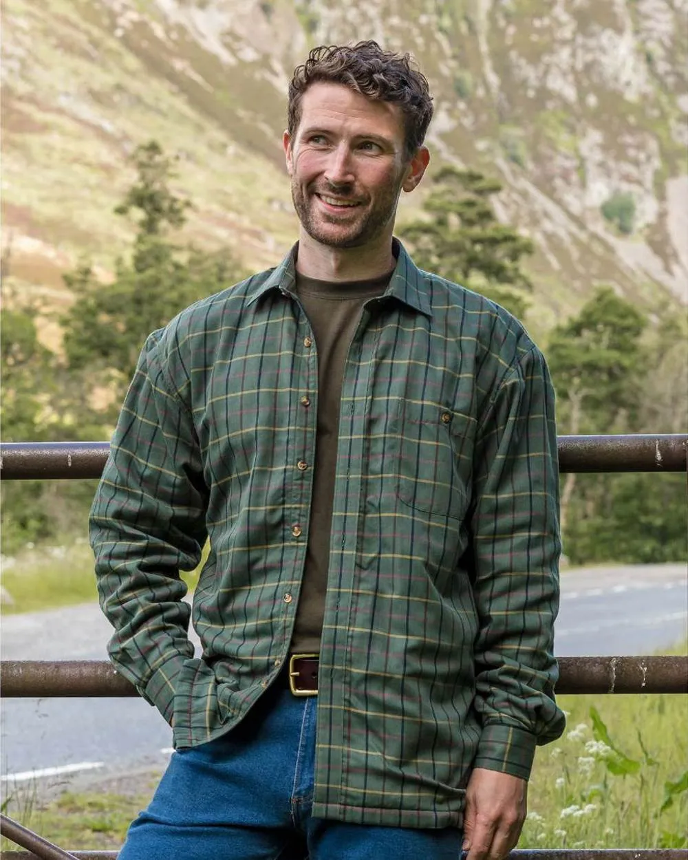 Hoggs of Fife Micro Fleece Lined Shirt