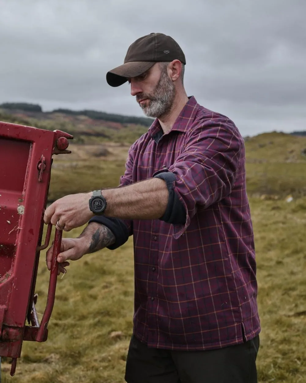 Hoggs of Fife Micro Fleece Lined Shirt