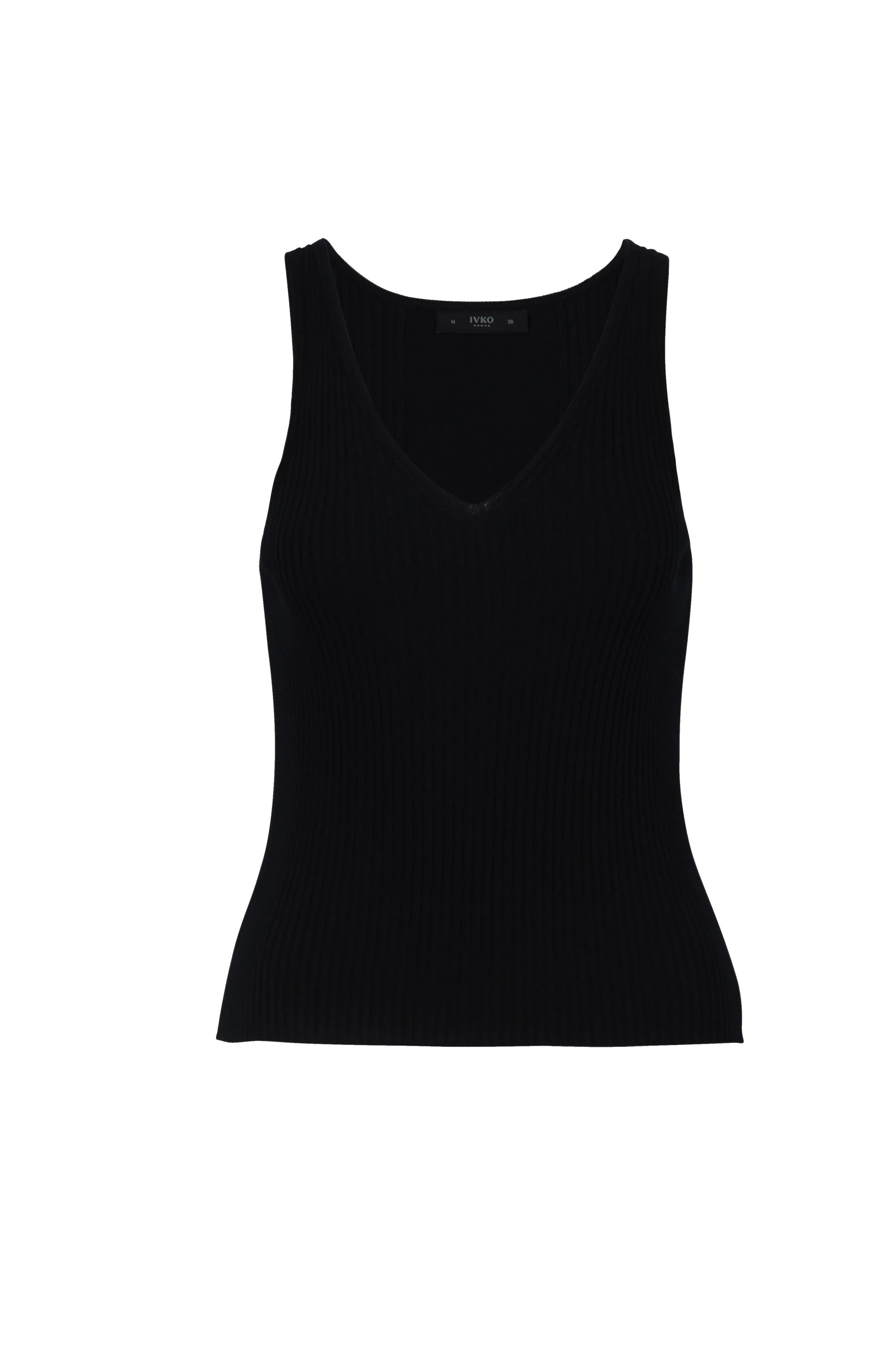 Ivko Knitted Camisole - Black Wash