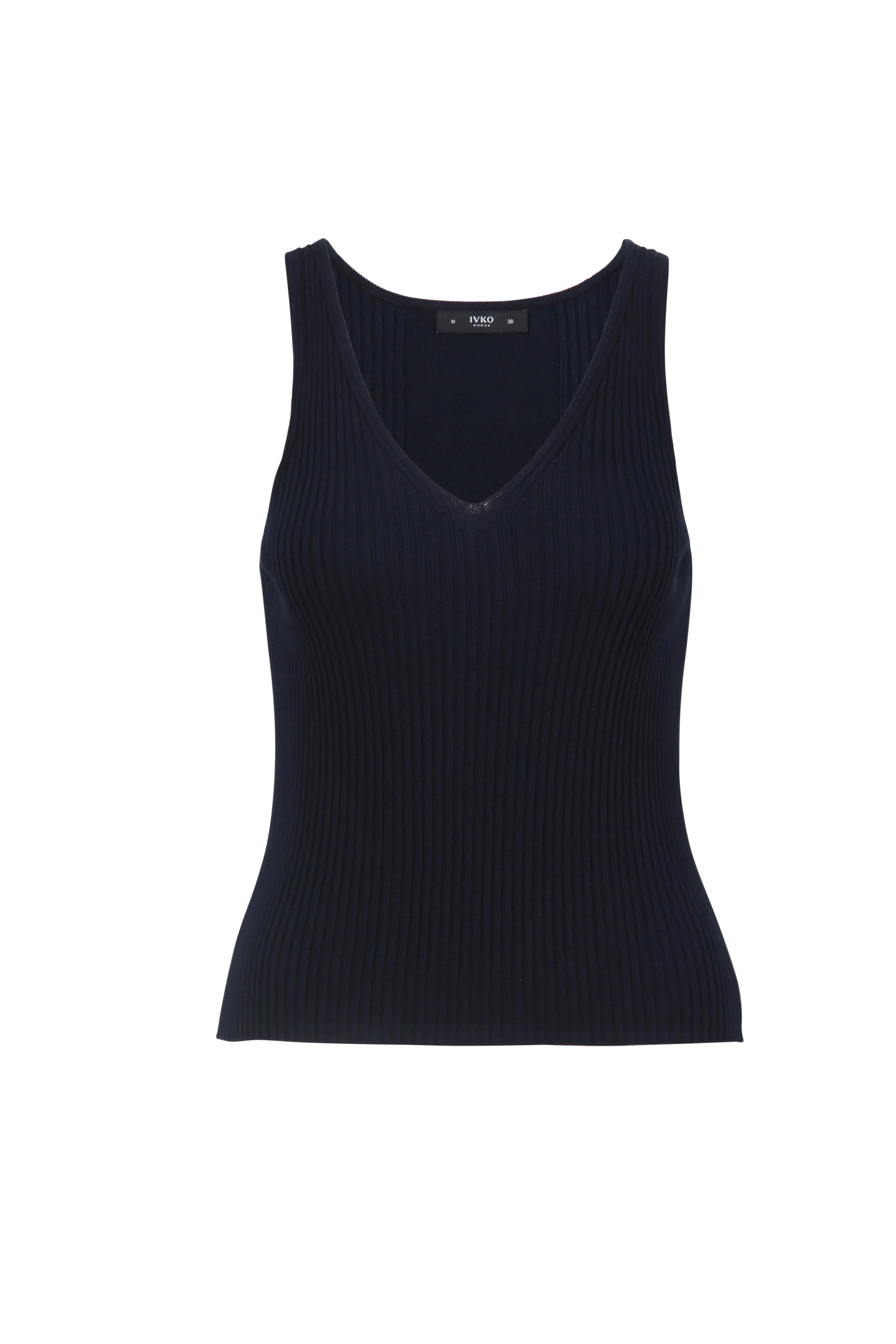 Ivko Knitted Camisole Navy Blue Wash