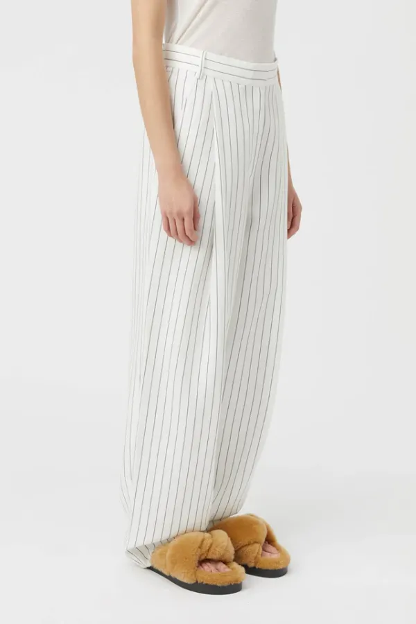 Jagger Trouser White Pinstripe