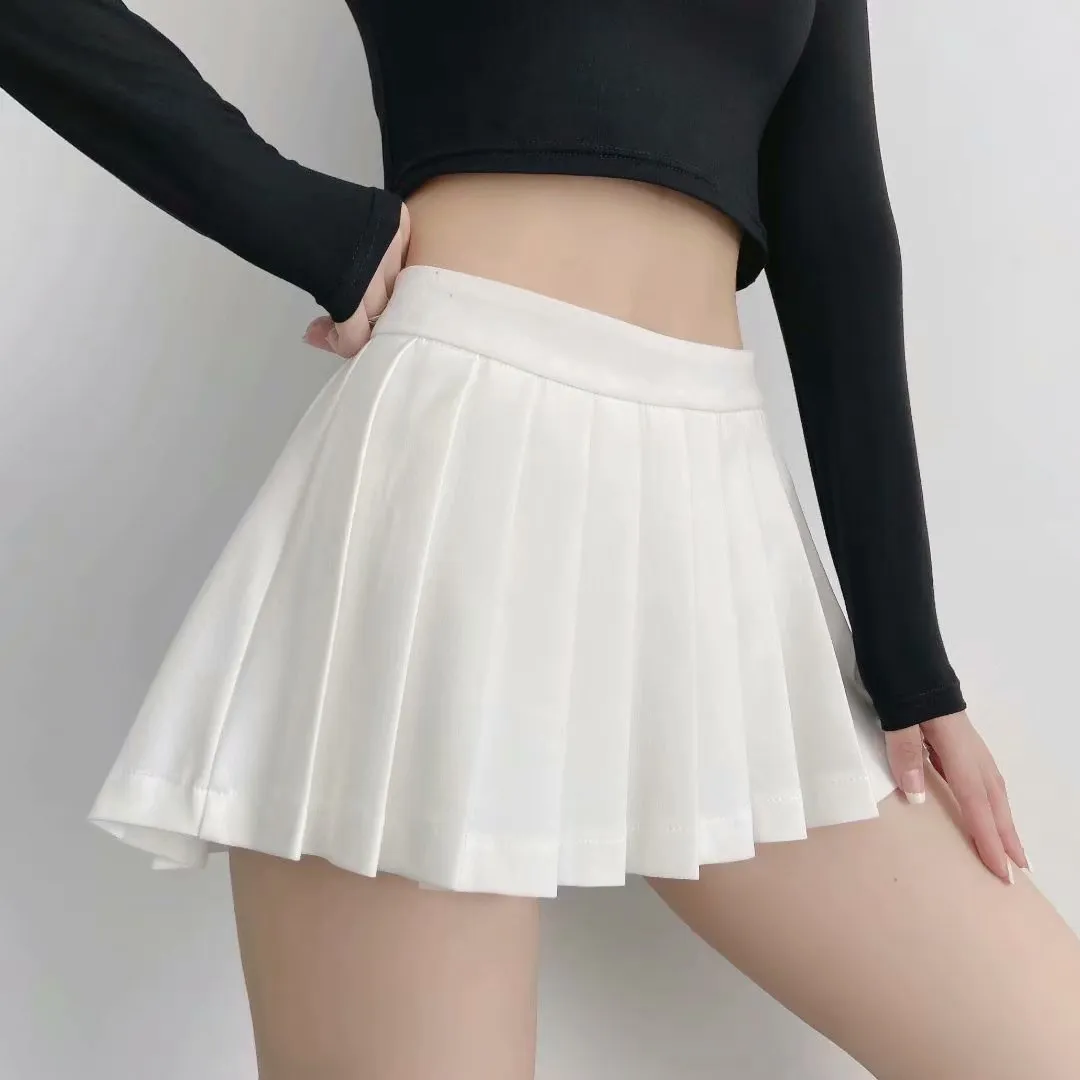 JOSKAA 2024 new Korean Fashion Y2K Aesthetic Pleated Micro Skirt