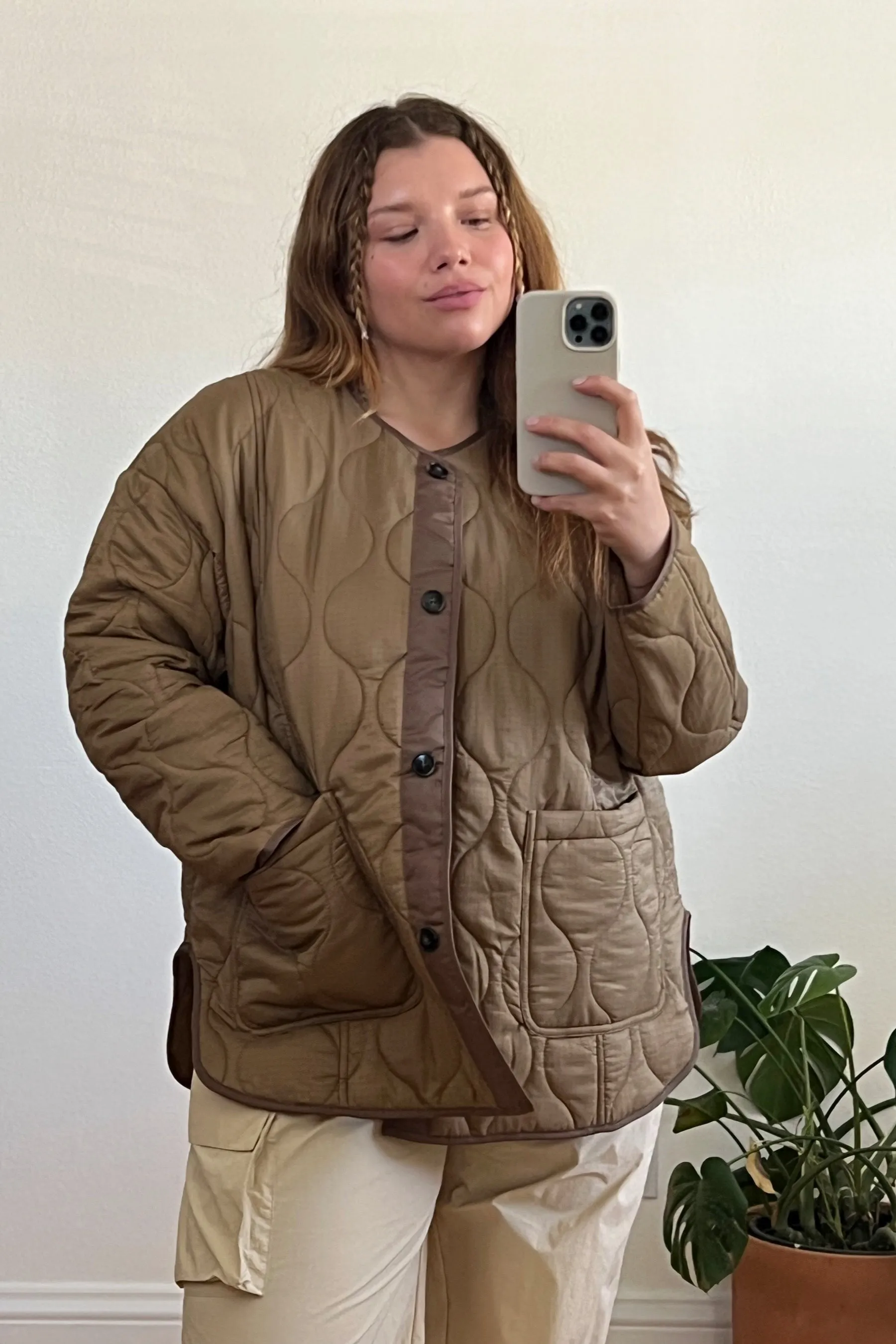 Khaki Miche Jacket