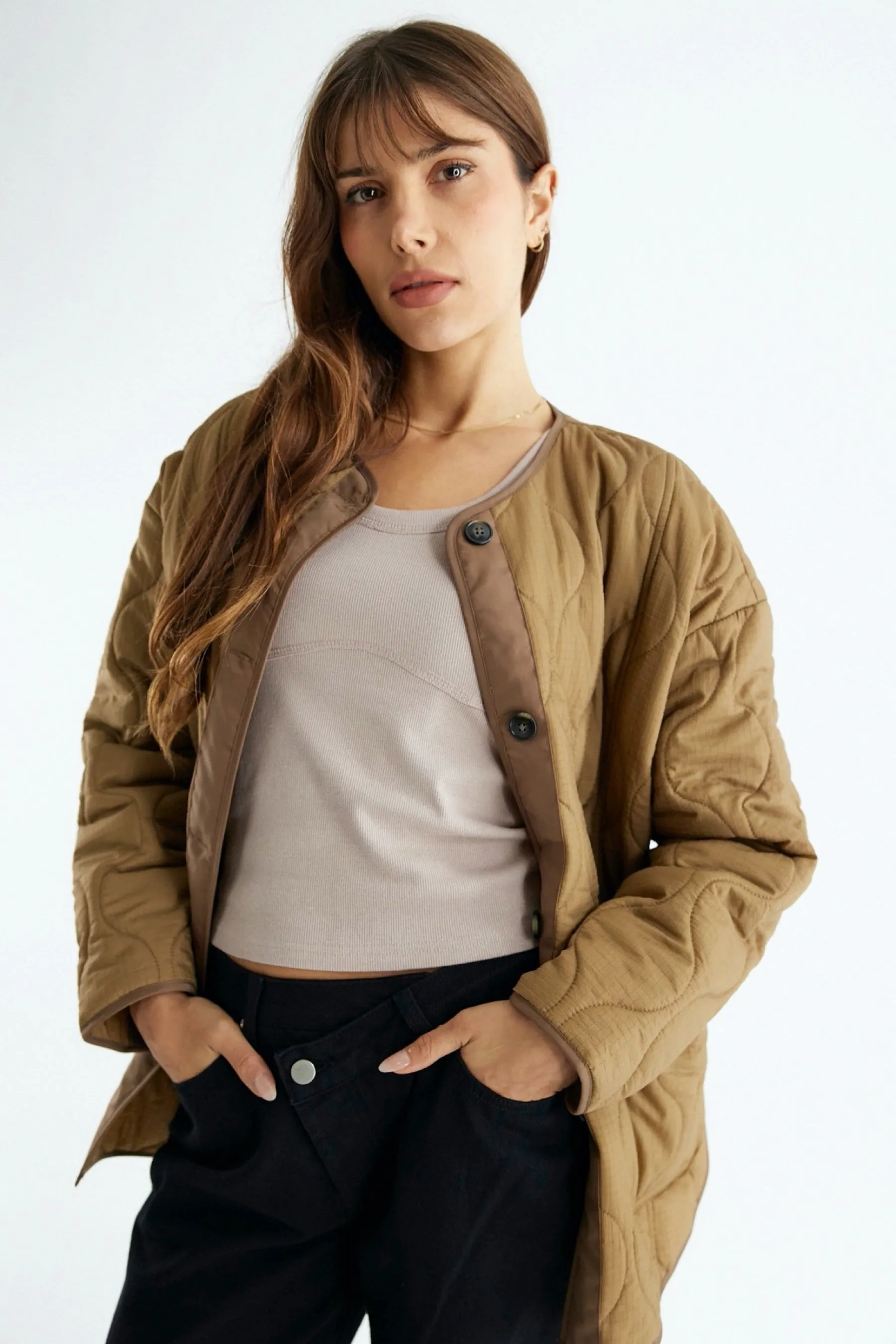 Khaki Miche Jacket