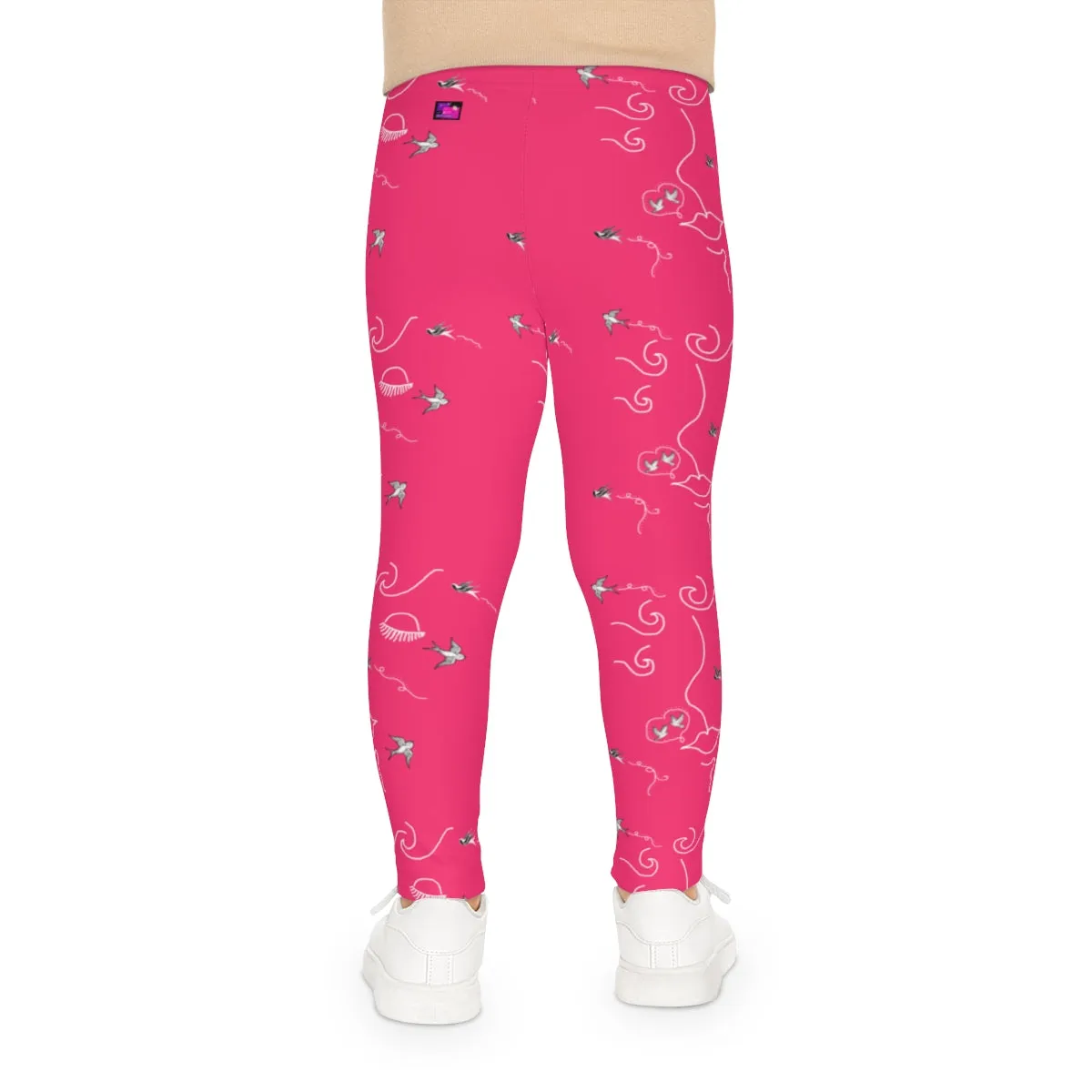 Kids Leggings (AOP) SWALLOWS