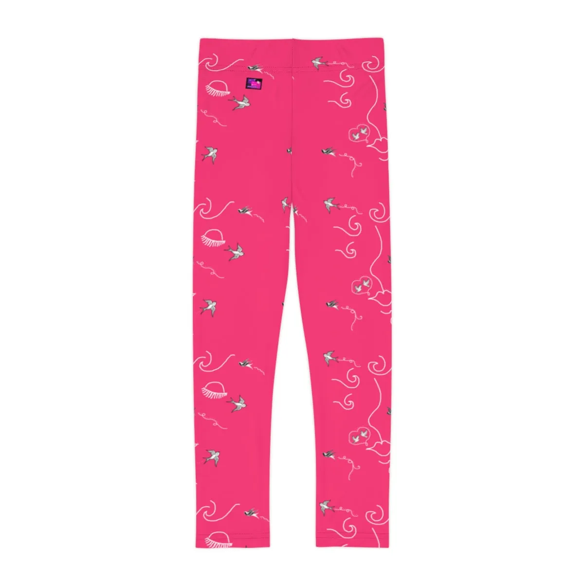 Kids Leggings (AOP) SWALLOWS