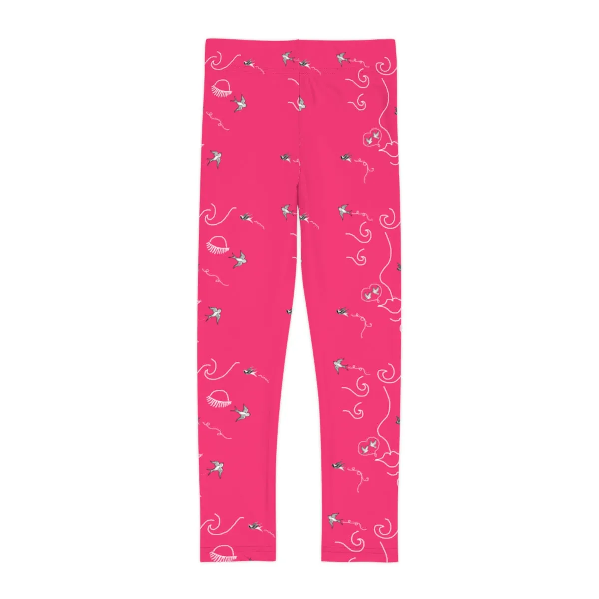 Kids Leggings (AOP) SWALLOWS