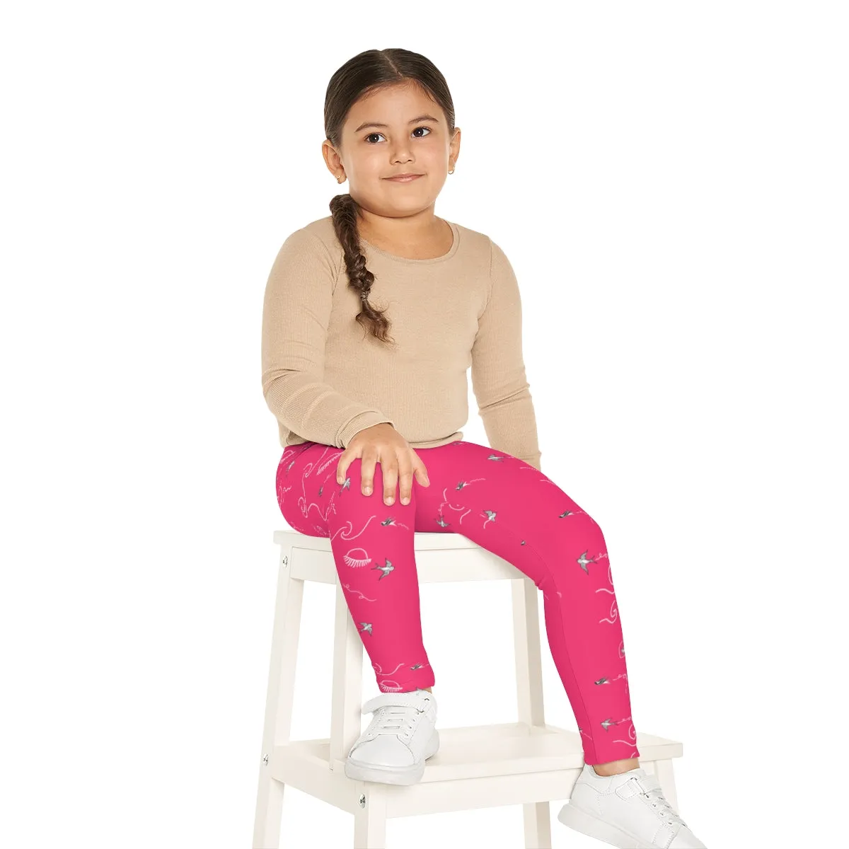 Kids Leggings (AOP) SWALLOWS