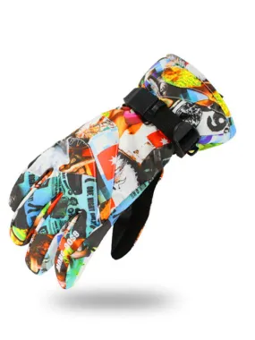 Kid's Weather Waterproof Ski Gloves