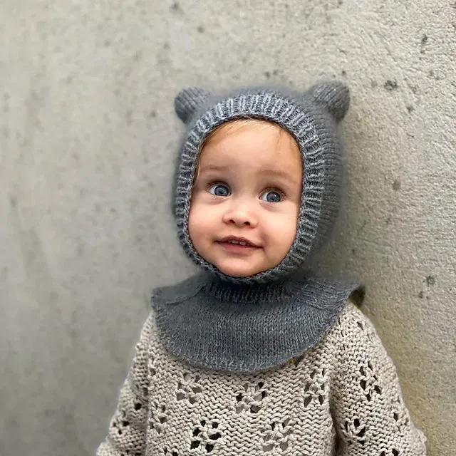 Kit de tricot - Cagoule Baby Bear Balaclava pr Pernille Larsen