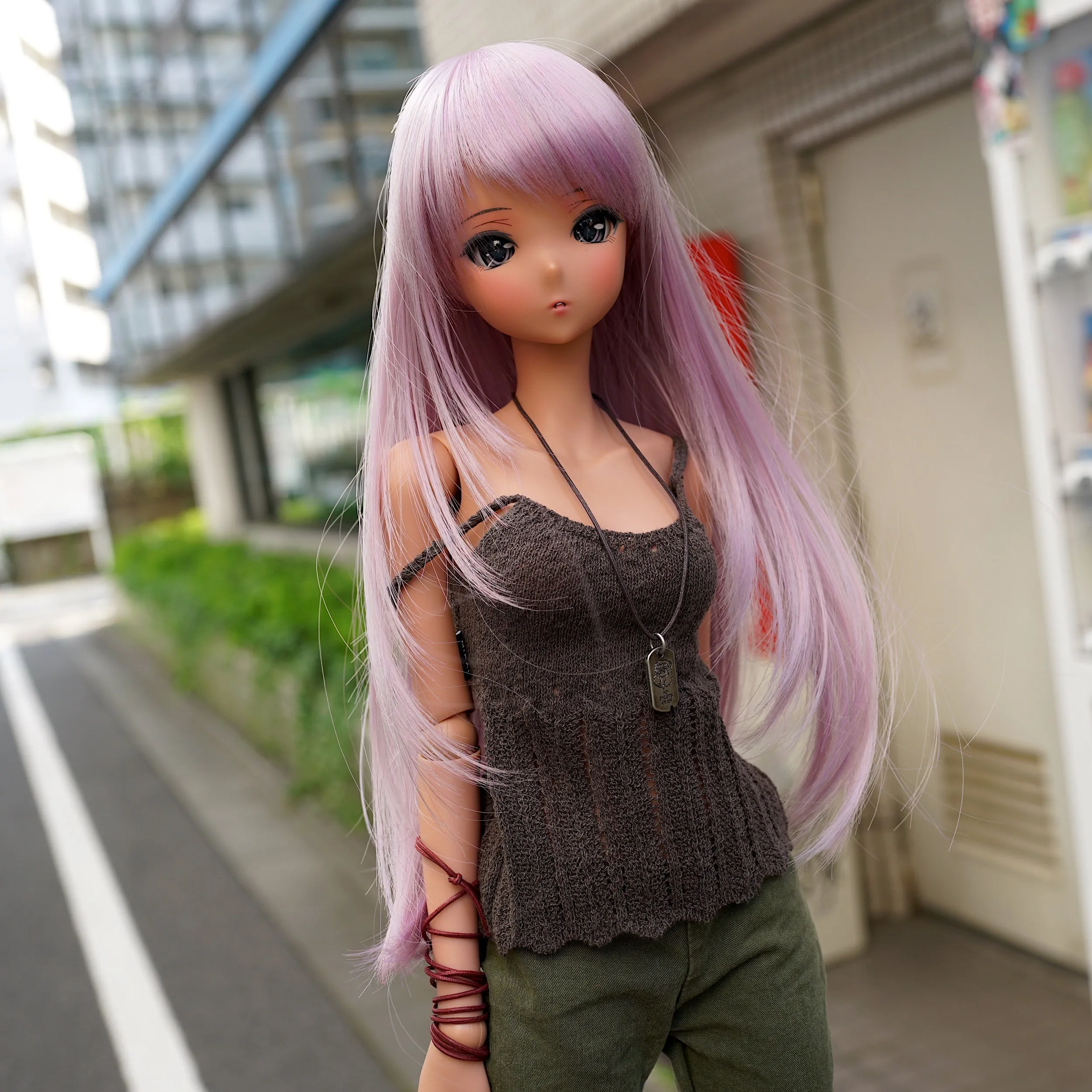 Knit Camisole (Smokey Plum)