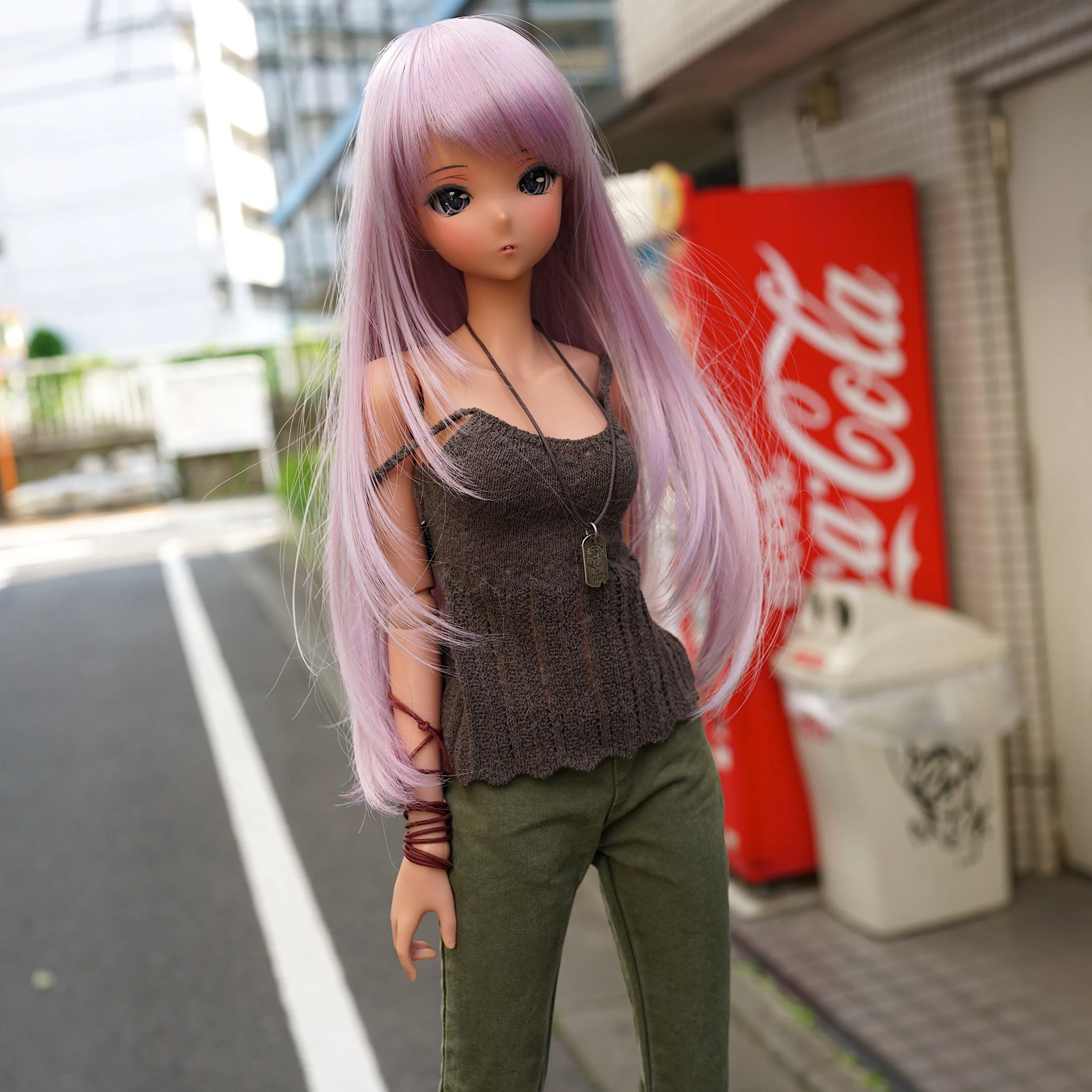 Knit Camisole (Smokey Plum)