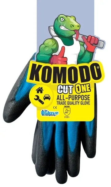 Komodo Cut 1 Gloves Size M - 620402