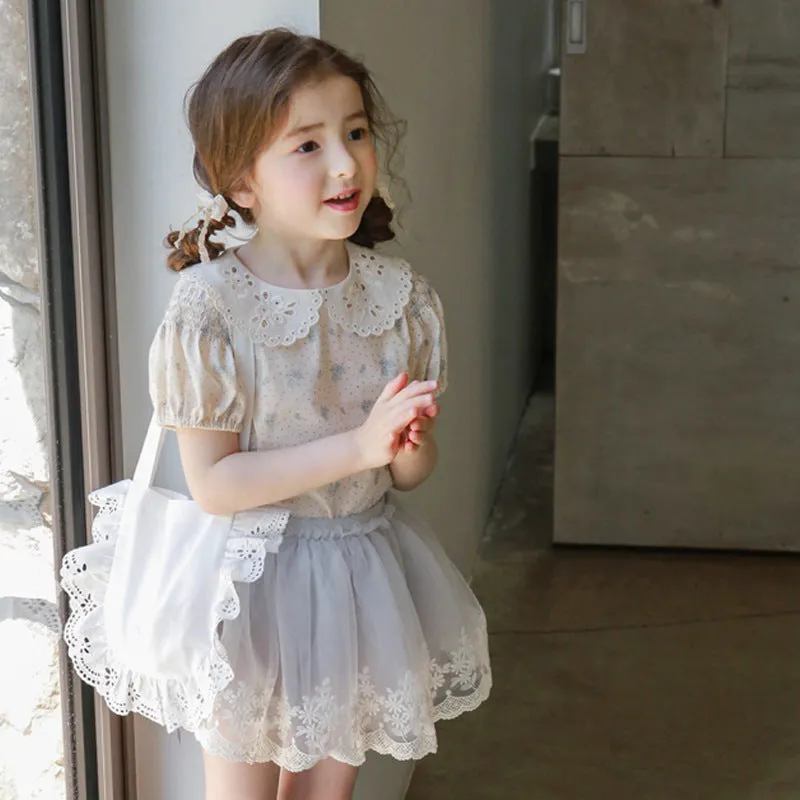 Korean Children's Clothing Children Girls Cute Gauze Skirts