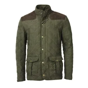 Laksen Hampton Quilted Mens Jacket - Olive