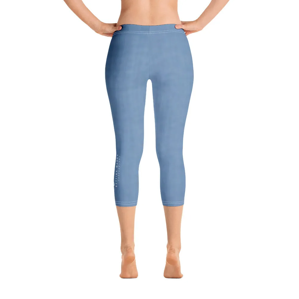 Lapis Space Capri Leggings