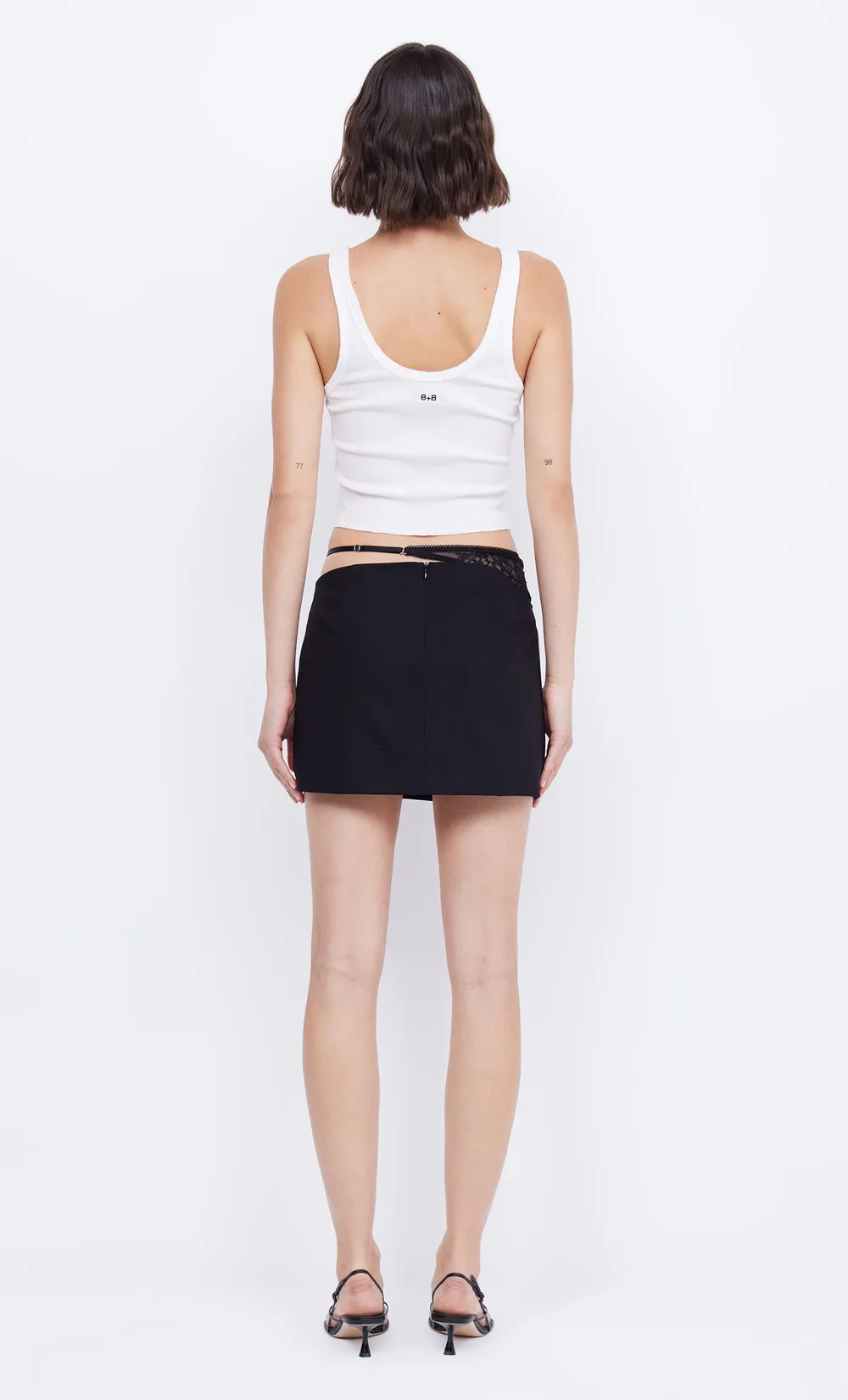 LAURE MINI SKIRT - BLACK