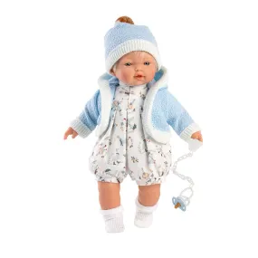 Llorens - Baby Boy Doll With Clothing, Accessories & Crying Mechanism: Roberto 33cm