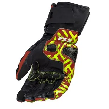 Ls2 Feng Racing Gloves Red H-V Yellow