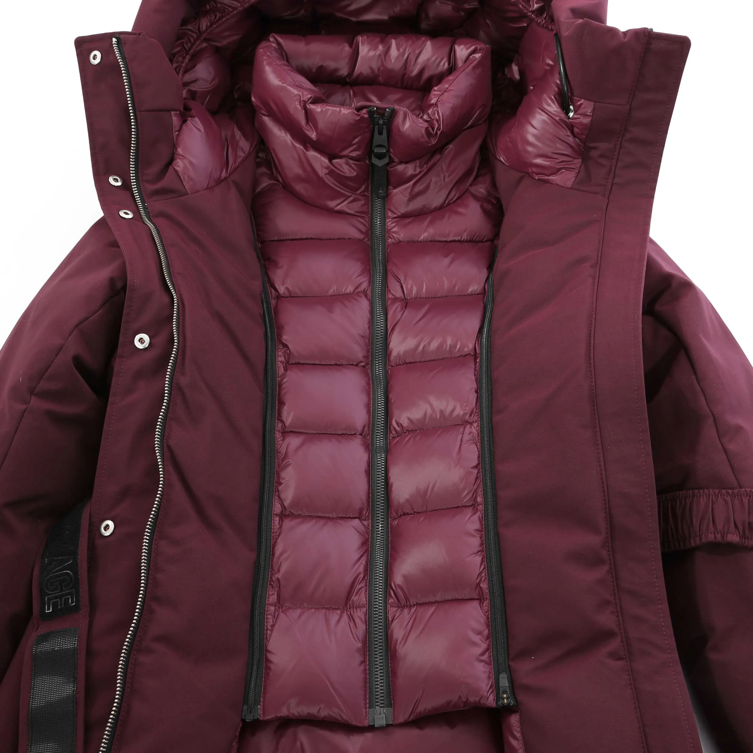 Mackage Jeni NF Ladies Jacket in Wine