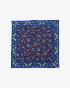 Madder Silk Pocket Square - The Avebury