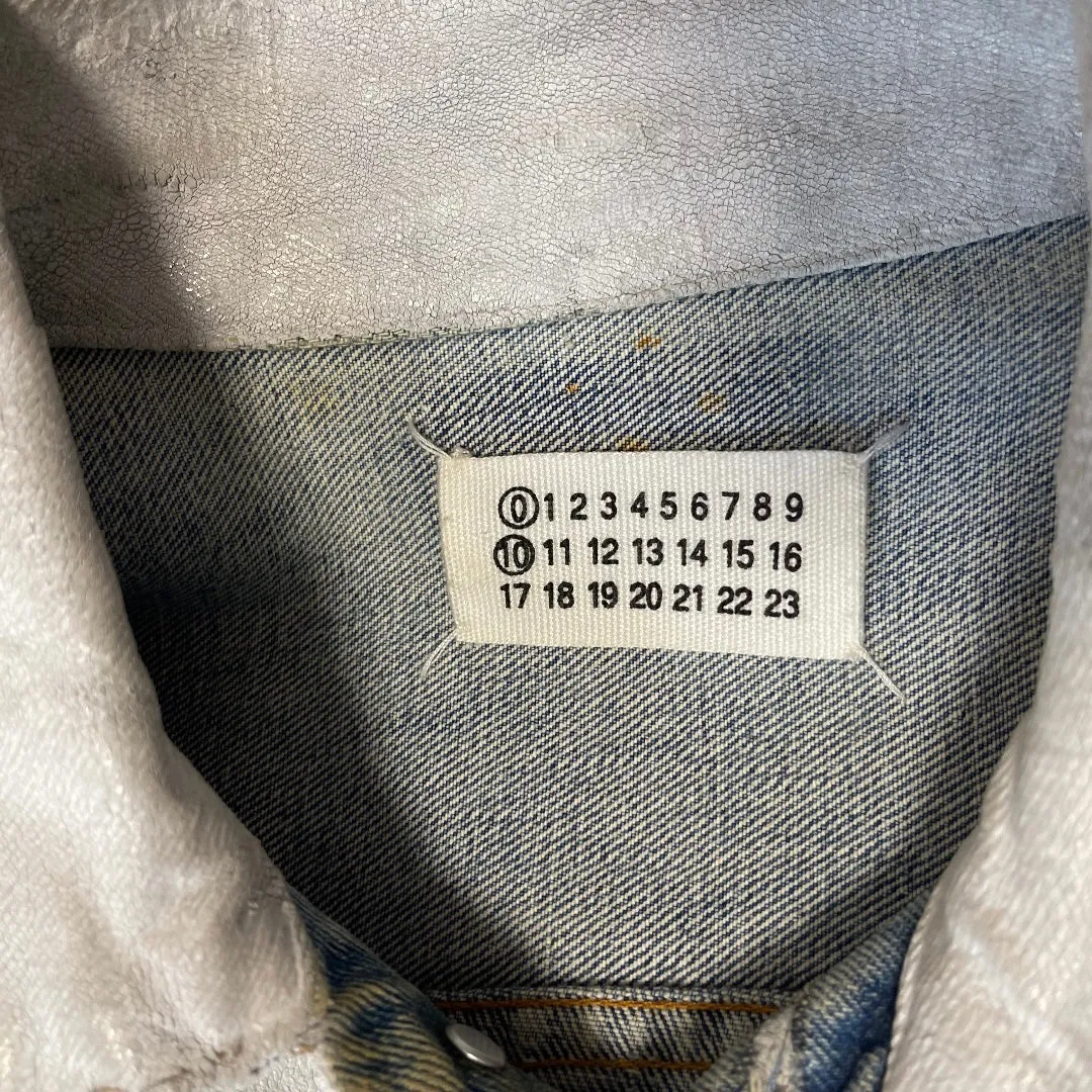 Maison Martin Margiela ARTISANAL PAINTED DENIM JACKET