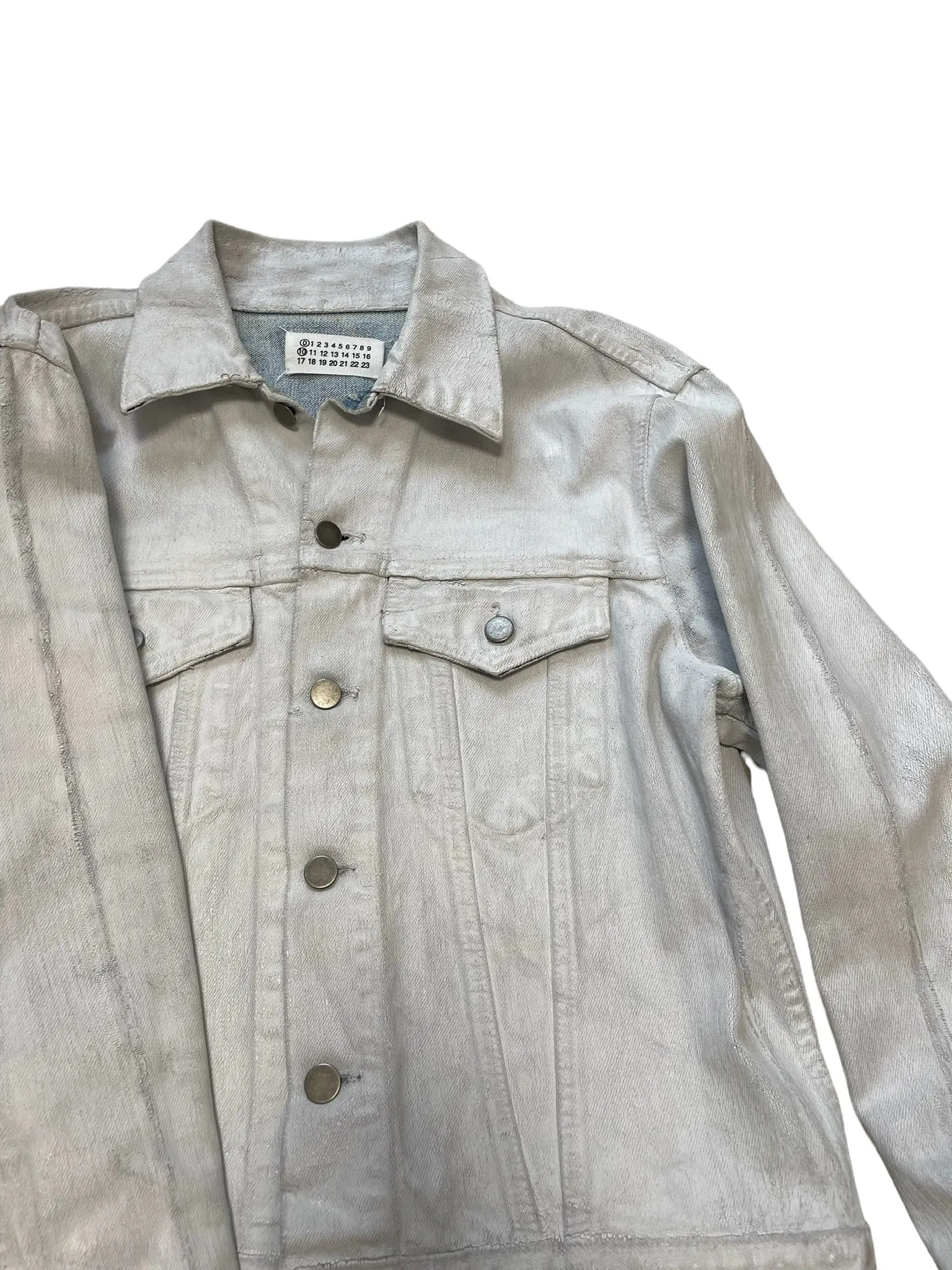 Maison Martin Margiela ARTISANAL PAINTED DENIM JACKET