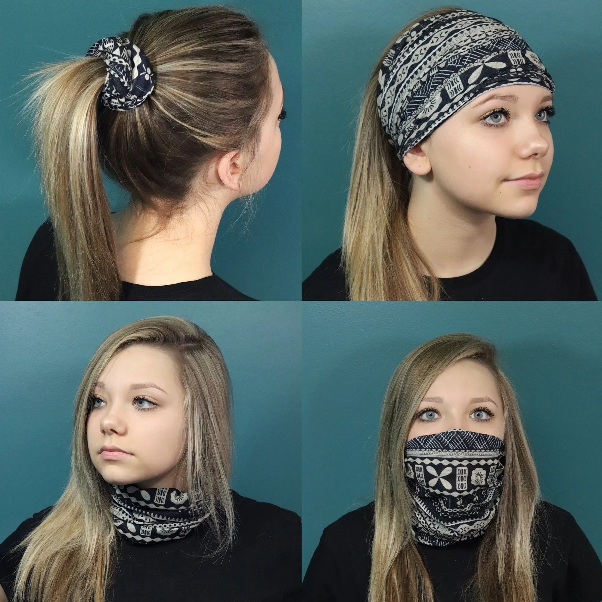 Maroon Neck Gaiter Headband