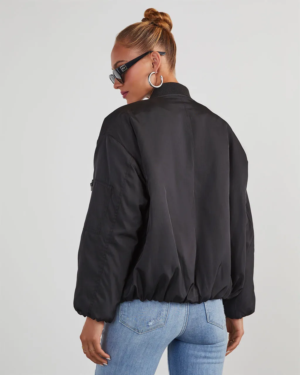 Mckenna Oversized Bomber Jacket