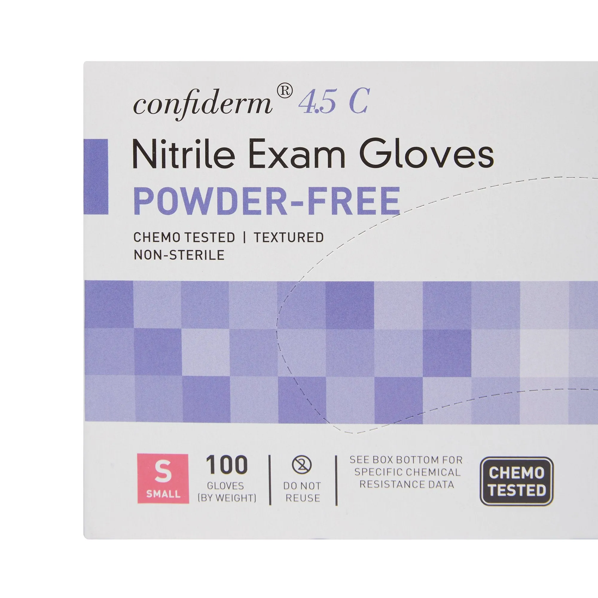 McKesson Confiderm® 4.5C Nitrile Exam Glove, Large, Blue