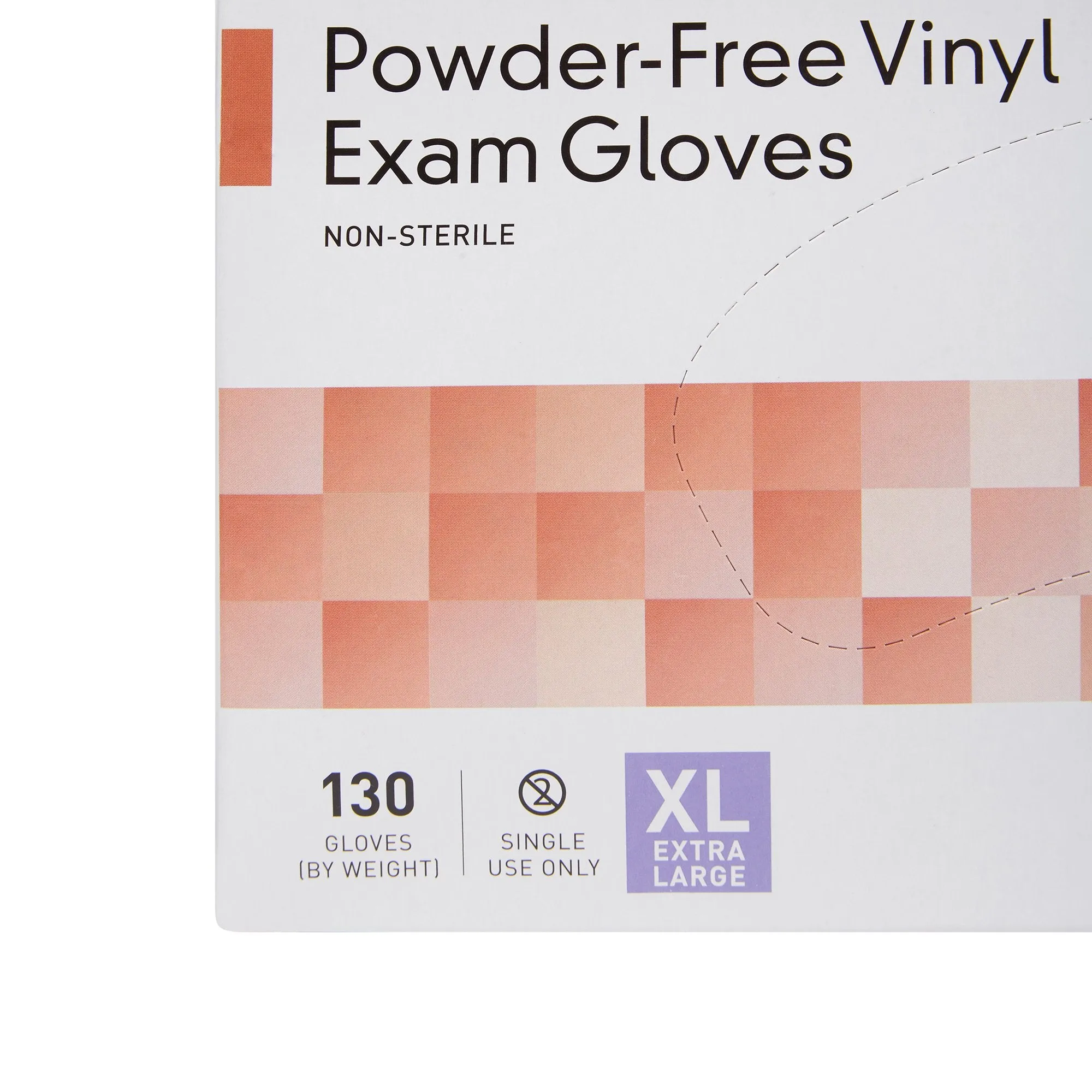 McKesson Vinyl Exam Glove, Extra Large, Clear