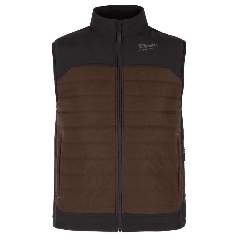 Milwaukee Tool M Unisex Heated Vest Kit Brown