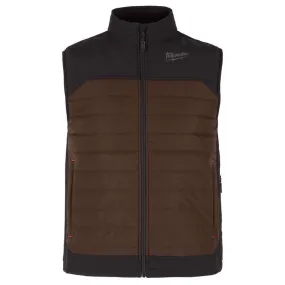 Milwaukee Tool M Unisex Heated Vest Kit Brown